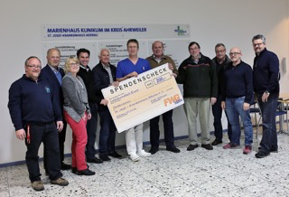 FWG unterstützt den Förderverein St. Josef-Krankenhaus Adenau, sowie die Initiative „Unser*Notarzt“